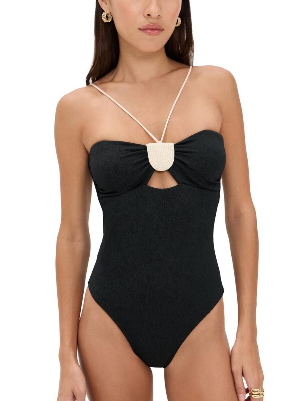 ViX Paula Hermanny Women's Firenze Yara One Piece, Black, S
